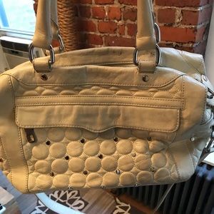 Rebecca Minkoff white leather purse